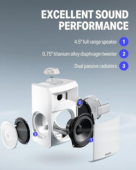 Donner Outdoor Passive Speakers