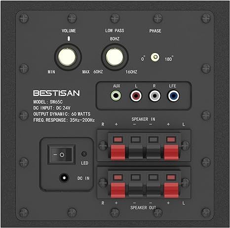BESTISAN 6.5’’ Subwoofer