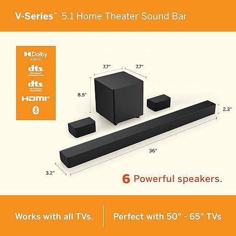VIZIO V-Series 5.1 Home Theater Sound Bar