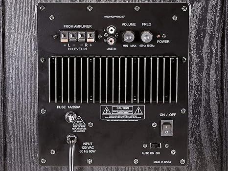 Monoprice 60-Watt Powered Subwoofer